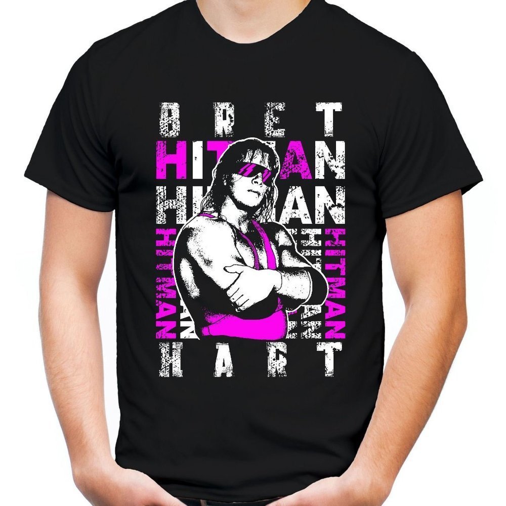 Vintage 1995 Bret The Hitman Hart T Shirt